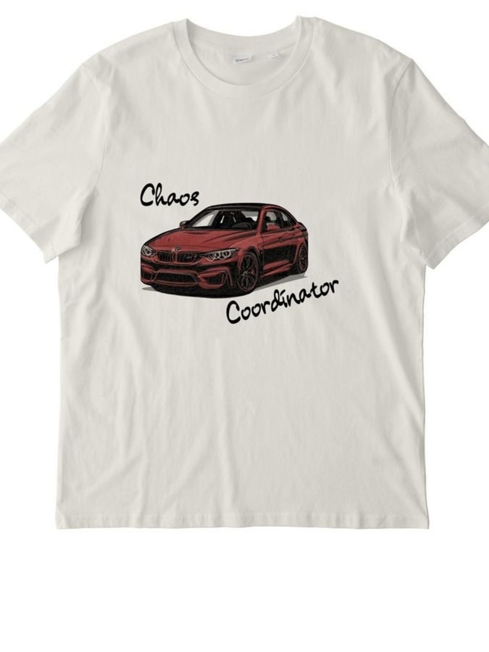 Chaos Coordinator Red Car Graphic Tee - Unbranded